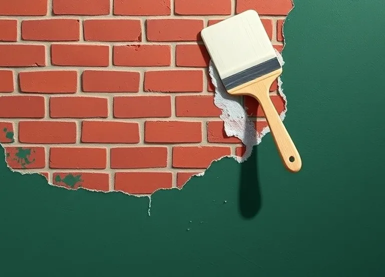Ponçage et rebouchage des fissures avant mise en peinture