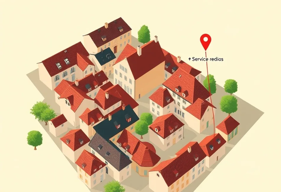 Carte du secteur d'intervention autour de Fleury-les-Aubrais (45400)